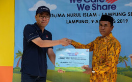 PT KTB Bahu Membahu Perbaiki Sekolah Rusak Akibat Tsunami Selat Sunda