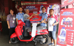 Rajin Ganti Pelumas, Federal Oil Bagikan Hadiah Yamaha Fazzio