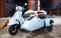 Modifikasi Yamaha Filano Hybrid Connected Pakai Sespan Pertama di Indonesia