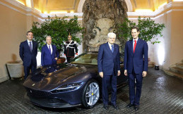 Ferrari Roma Diajak Bertamu ke Kediaman Presiden Italia Sergio Mattarella