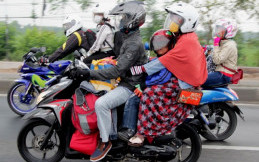 Mudik Lebaran Pakai Sepeda Motor? Awas Kena Tilang Karena Muatan Berlebih