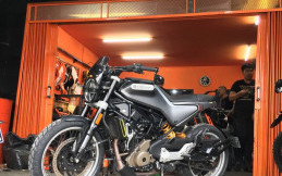 Selain KTM, Kini Monkeywork Garage Terima Servis dan Modifikasi Husqvarna 