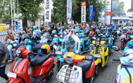 Keseruan 200 Bikers Yamaha Grand Filano dan Fazzio Nikmati Motoran Bareng