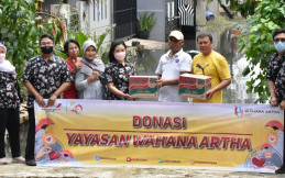 Tak Sekedar Mencari Untung Jalankan Bisnis Otomotif, Wahana Honda Beri Bantuan untuk Korban Banjir