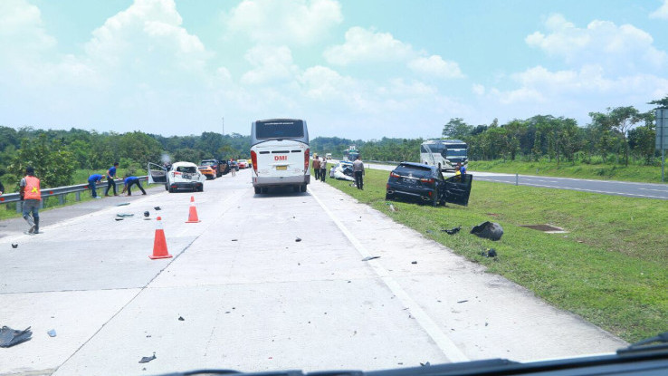 Kecelakaan Rombongan Lamborghini di KM 88 Tol Cipali, Begini Kronologinya