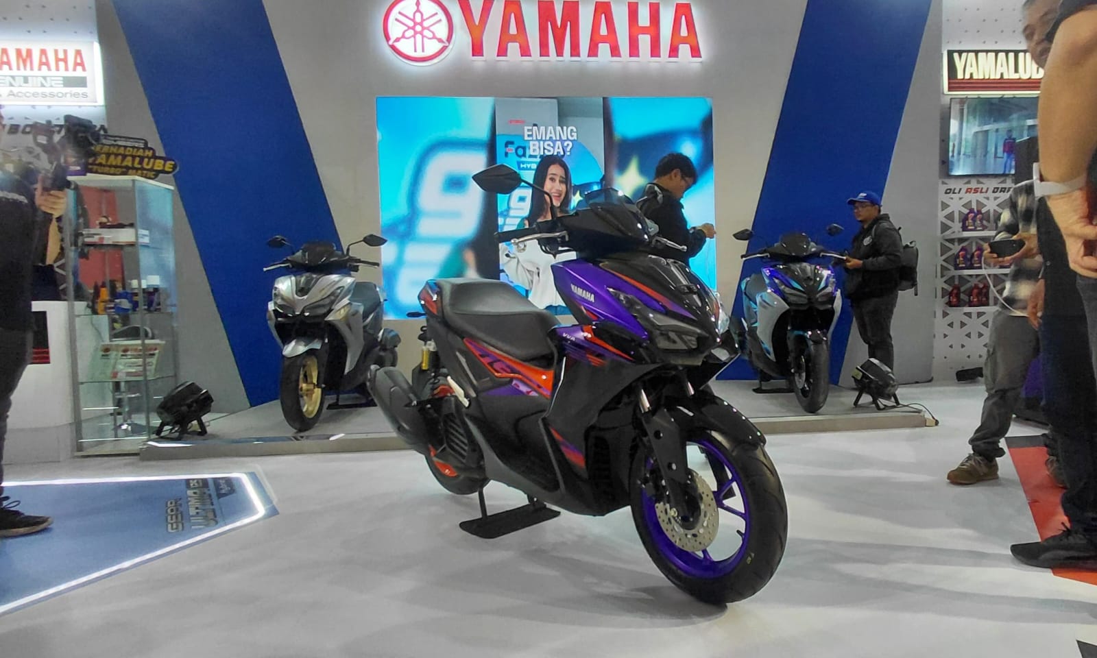 Yamaha Aerox Alpha Tampil Lebih Segar dengan Warna dan Grafis Baru 
