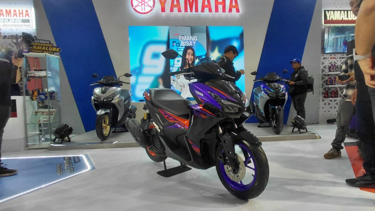 Yamaha Aerox Alpha Tampil Lebih Segar dengan Warna dan Grafis Baru 