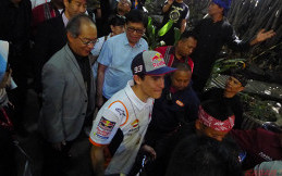 Marc Marquez Sapa Pengunjung Honda Sport Motoshow di Bandung