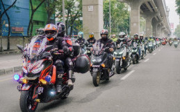 Ratusan Pengendara Motor Ramaikan Maxi Yamaha Day 2022 Sumatera Selatan