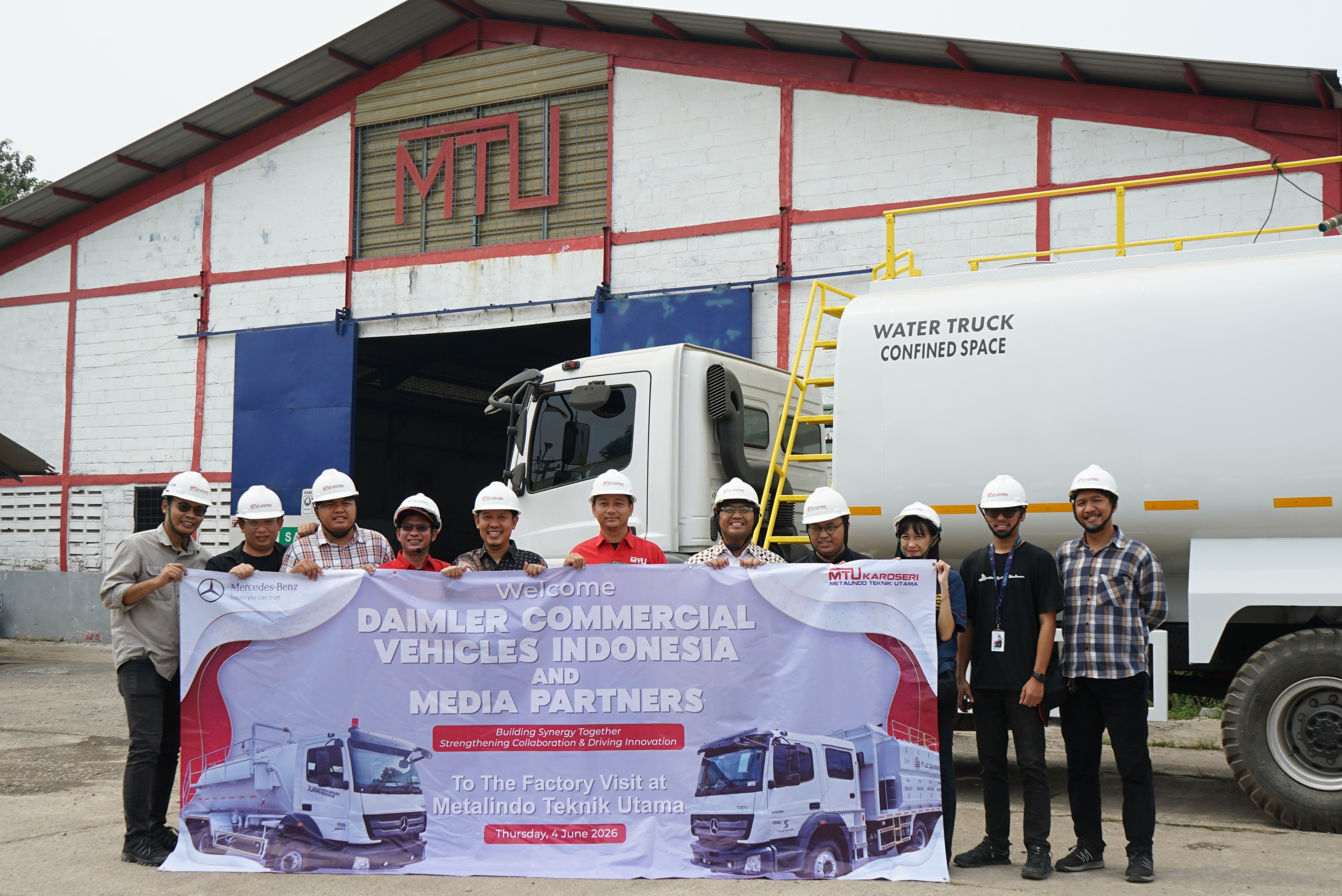 DCVI dan MTU Kolaborasi, Menghadirkan Standar Mutu Truk Mercedes-Benz