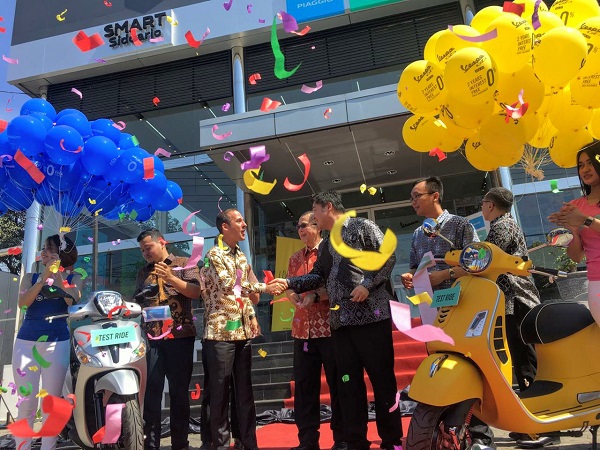 Piaggio Indonesia Resmikan Diler Pertama di Kota Sidoarjo