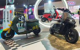 Dibanderol Rp39 Juta, Motor Listrik NIU Cafe Racer dan Adventure Diproduksi 100 Unit