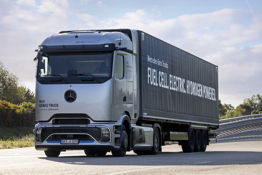 Mercedes-Benz NextGenH2 Truck Sudah ada Pesanan 100 Unit
