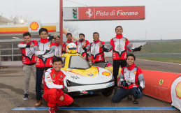Inilah Mobil Baterai Karya Mahasiswa UPI Bandung di Sirkuit Ferrari