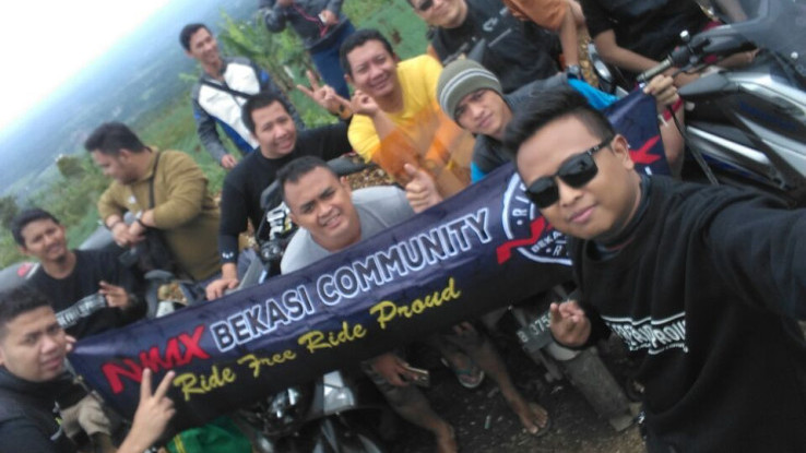 NMAX Bekasi Community Jalin Persaudaraan Sesama Pengguna NMAX