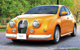 Mitsuoka Viewt Story, Toyota Yaris Diubah Menjadi Mobil Klasik
