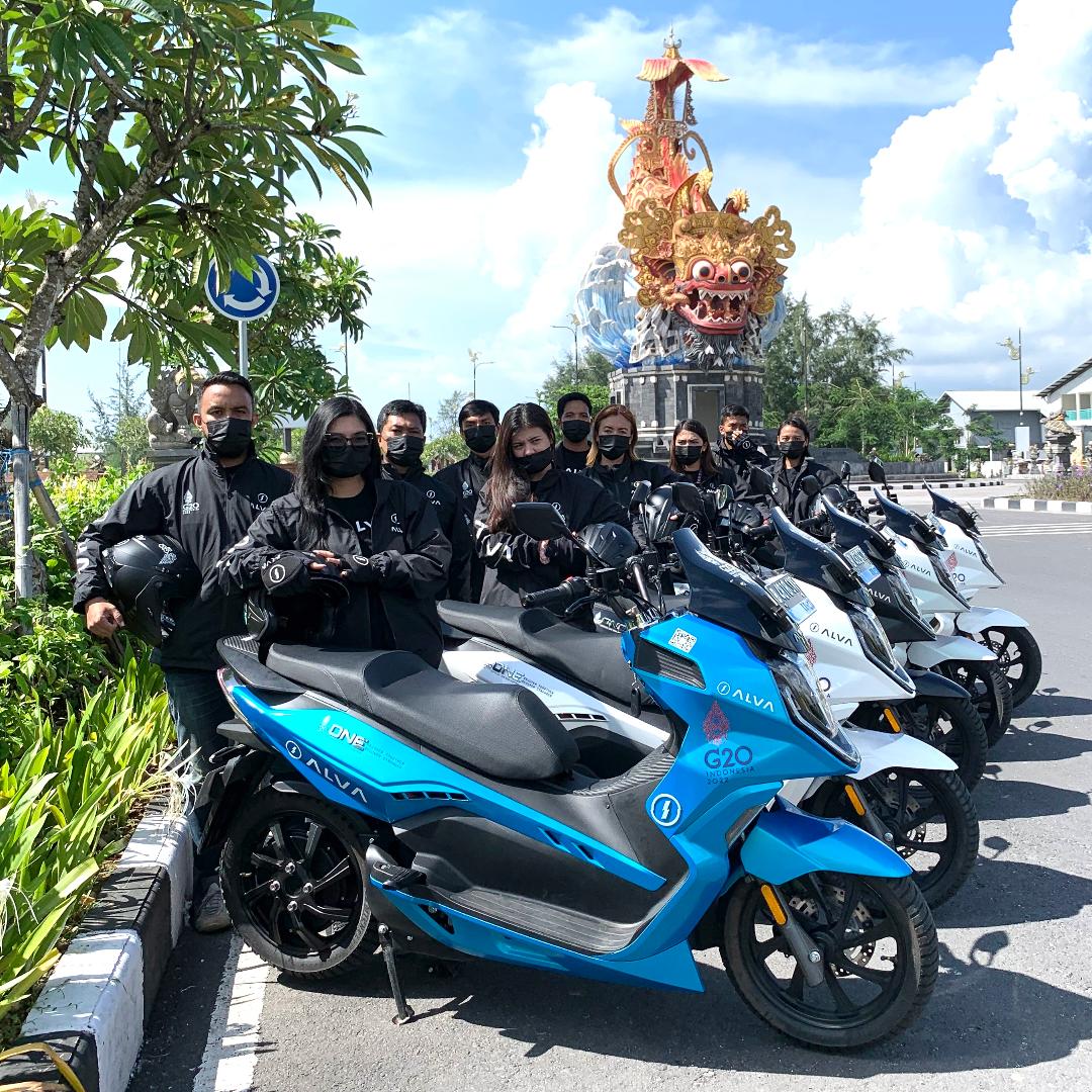 Alva One Resmi jadi Sepeda Motor Listrik KTT B20 dan G20 2022 di Bali