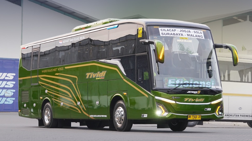 Resmi Beroperasi! Bus Baru PO Tividi Edisi GIIAS 2026 Layani Trayek Cilacap-Malang