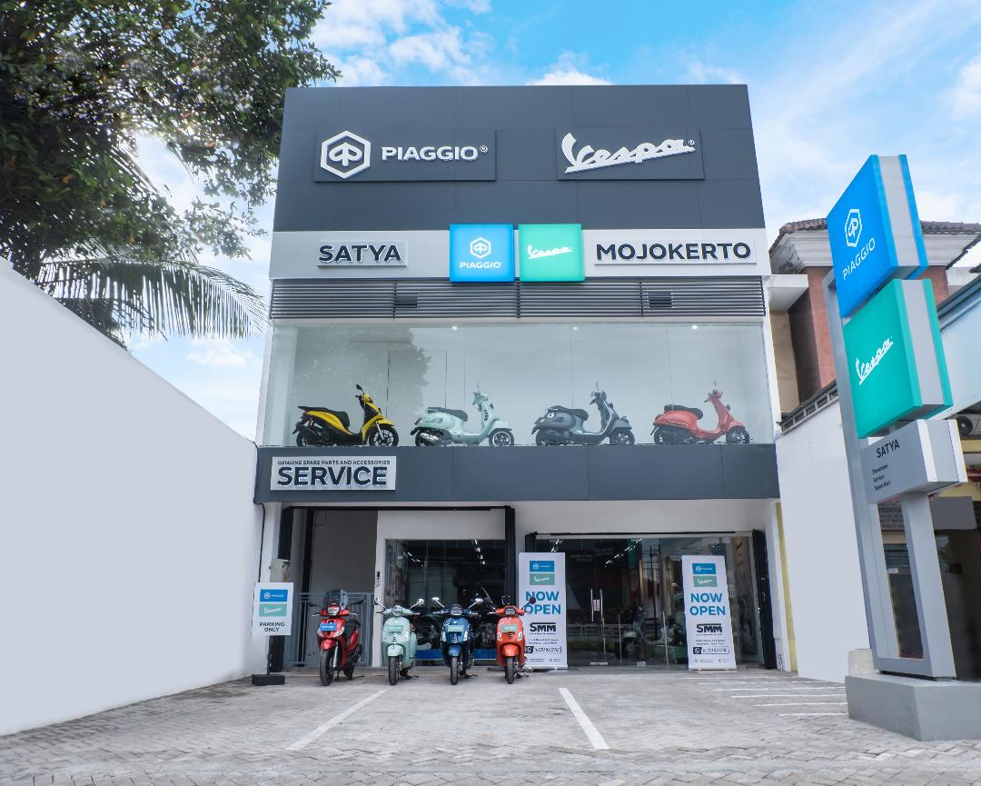 Adakan Promo, Piaggio Indonesia Resmikan Diler Mojokerto