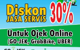 Bengkel SRM Berikan Diskon Untuk Ojek Online