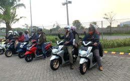 Wartawan Jawa Timur Ajak Keluarga dan Pasangan di Acara Yamaha Freego Family Day