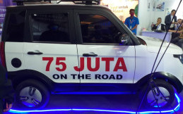 Diklaim Termurah, EVCBU Jual Mobil Listrik Rp75 Juta di PEVS 2022