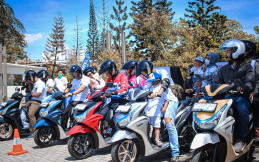 Yamaha Ajak Jurnalis, Blogger Beserta Keluarga Jajal New Yamaha FreeGo 125 Connected