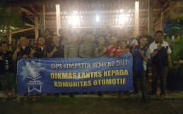 Satlantas Polres Blitar Gandeng Klub Mobilio Indonesia di Acara Operasi Simpatik Semeru