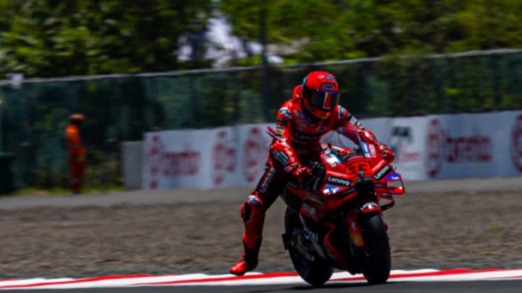 Crash Dua Kali di Sesi Practice, Marc Marquez Pasrah Balapan di MotoGP Mandalika 2025