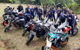 Bangkitkan Memori Ngampus, Alumni IISIP Gelar Touring