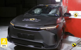 Sistem Keselamatan Toyota bZ4X Raih Bintang 5