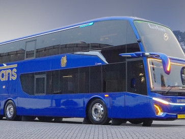 Pakai Bodi Jetbus 5, Bus Double Decker Baru PO 168 Trans Dibuat Nyaman