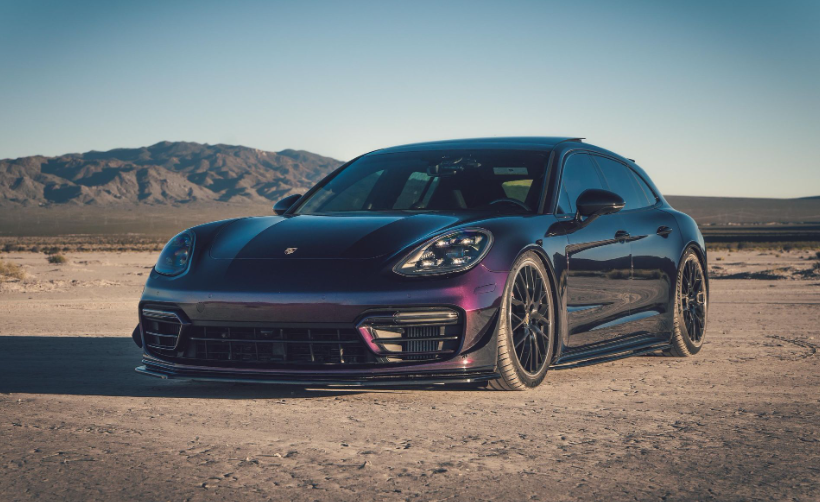 Langka dan Bertenaga, Porsche Panamera Turbo Wagon Berbalut Midnight Purple Curi Perhatian