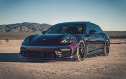 Langka dan Bertenaga, Porsche Panamera Turbo Wagon Berbalut Midnight Purple Curi Perhatian