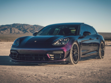 Langka dan Bertenaga, Porsche Panamera Turbo Wagon Berbalut Midnight Purple Curi Perhatian