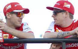 Vettel Jagokan Raikkonen Tampil Gemilang