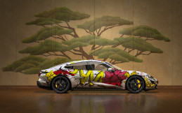 Porsche Jepang Hadirkan Taycan Soul Canvas Karya Shun Sudo