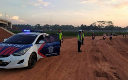 Belasan Remaja Naik Motor Masuk Jalur Tol Pemalang - Batang, Keamanan Diperketat