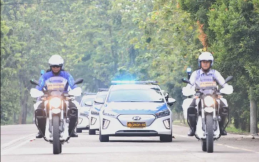 264 Pengawal Tamu VVIP KTT G20 Diberi Pelatihan Mengemudi Kendaraan Listrik
