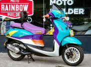 Modifikasi Yamaha Filano, Tampil Bak Skuter Rally Era 1980-an