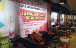 Bekasi AHASS Club Menggelar Kegiatan Donor Darah Dapat Hadiah