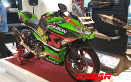 Knalpot Akrapovic untuk Bikin Ninja 250 Keren Ada di IIMS 2018