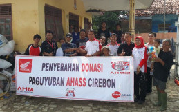 DAM dan Paguyuban AHASS Beri Bantuan untuk Korban Banjir di Cirebon