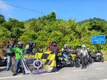 Legenda Riders Club Touring di Borneo, Tempuh Jarak 1.000 Km