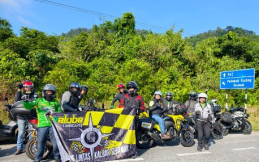 Legenda Riders Club Touring di Borneo, Tempuh Jarak 1.000 Km