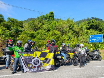 Legenda Riders Club Touring di Borneo, Tempuh Jarak 1.000 Km