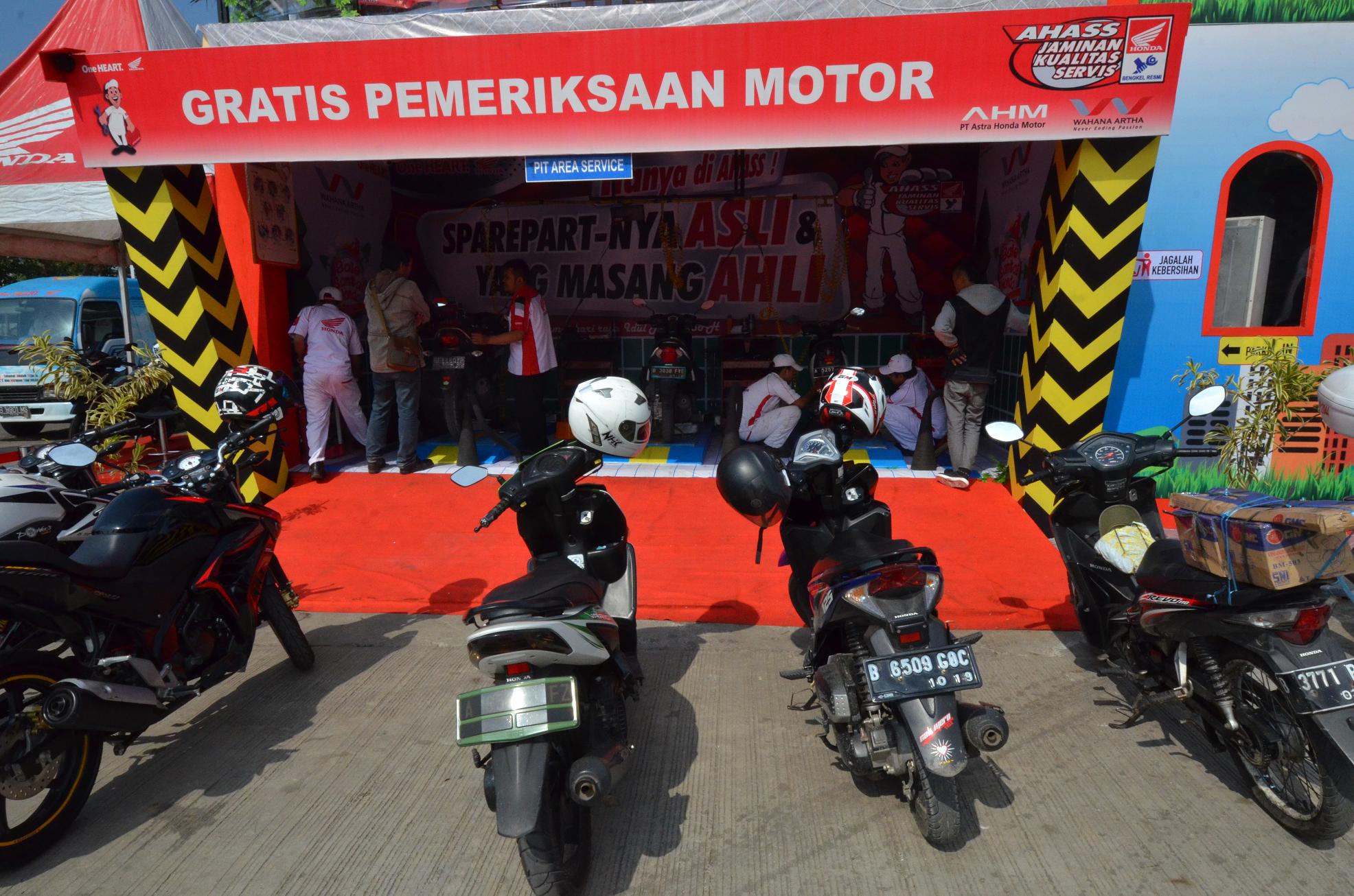 Bale Santai Honda Layanan Spesial di Hari Kemenangan