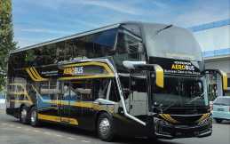 PO Aerobus Perdana Pakai Bodi Skylander R22 D2D   