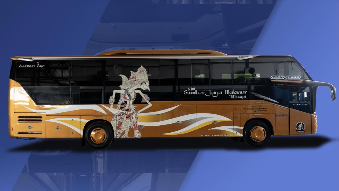 PO Sumber Jaya Makmur Pakai Bodi Avante H8 Multiclass, Bus Baru Berikan Kenyamanan Terbaik
