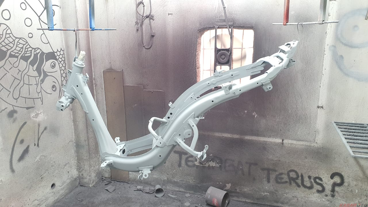Cat Ulang Jadi Solusi Cepat Atasi Rangka eSAF Honda Karatan